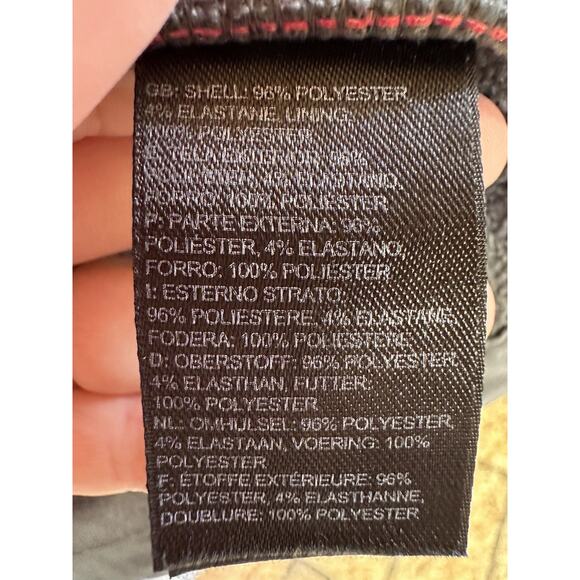 The North Face Apex Bionic Jacket Men's sz M Red/Black Soft Shell Outdoor Zip Up - Picture 9 of 14